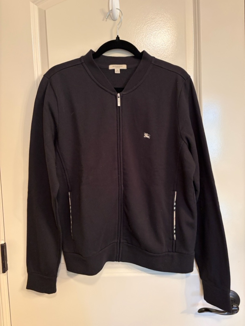 Vintage Burberry London Zip up Sweatshirt